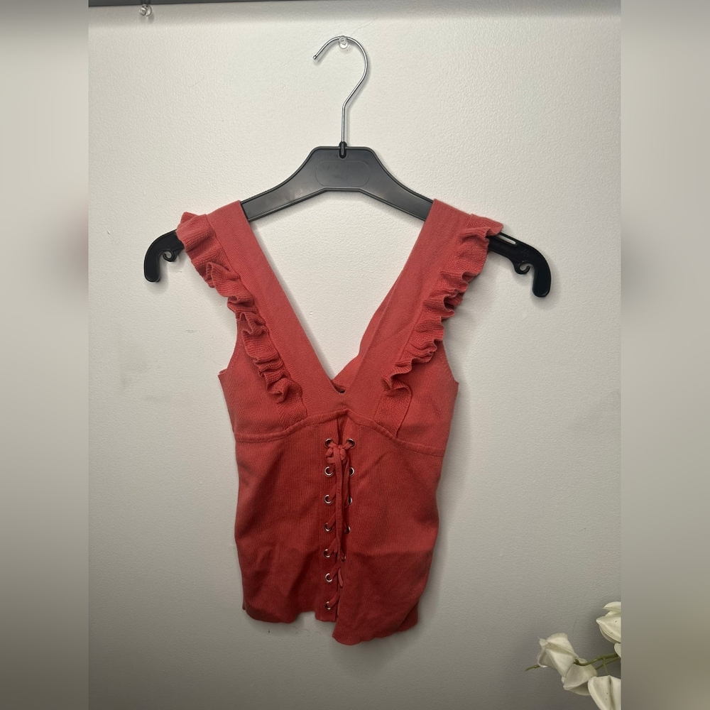 Coral tank top